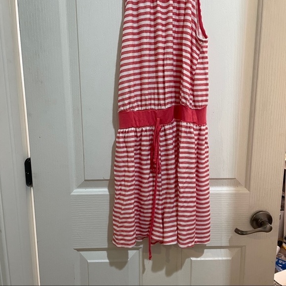 ROMPER melon white striped summer outfit swim cover lounge size medium - Picture 3 of 8